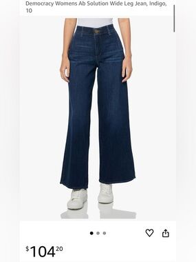 Democracy Indigo Wide Leg Jeans